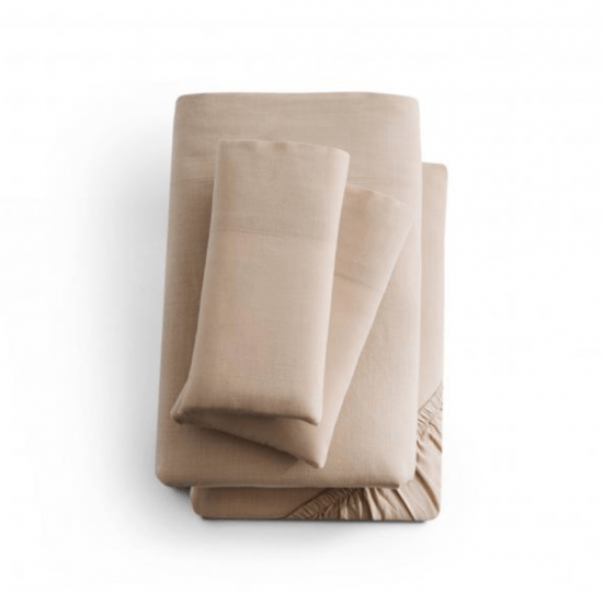 Linen-Weave Cotton Sheet Set